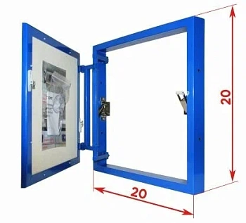 Люк-невидимка ревизионный сантехнический (под плитку) К 20/20 LYUKER